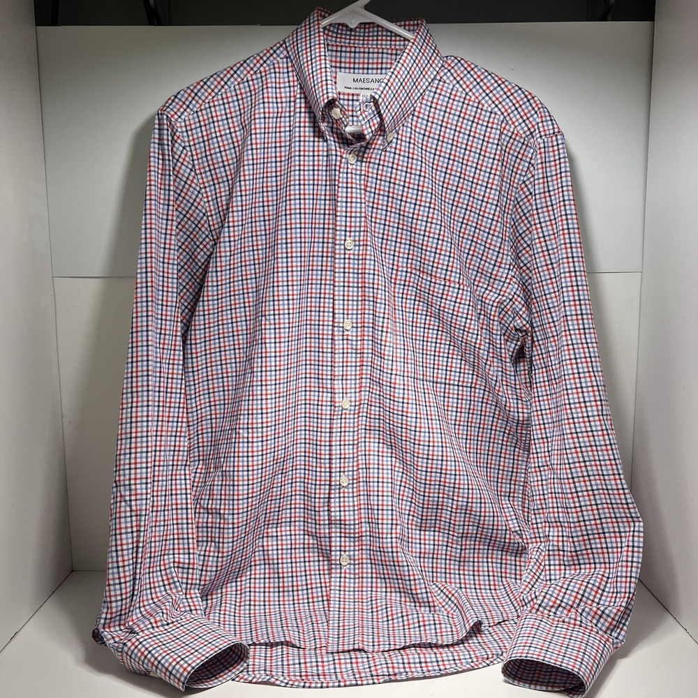 Maesano Roma Dress Button Up‎ Shirt Men's 15.5 / 39